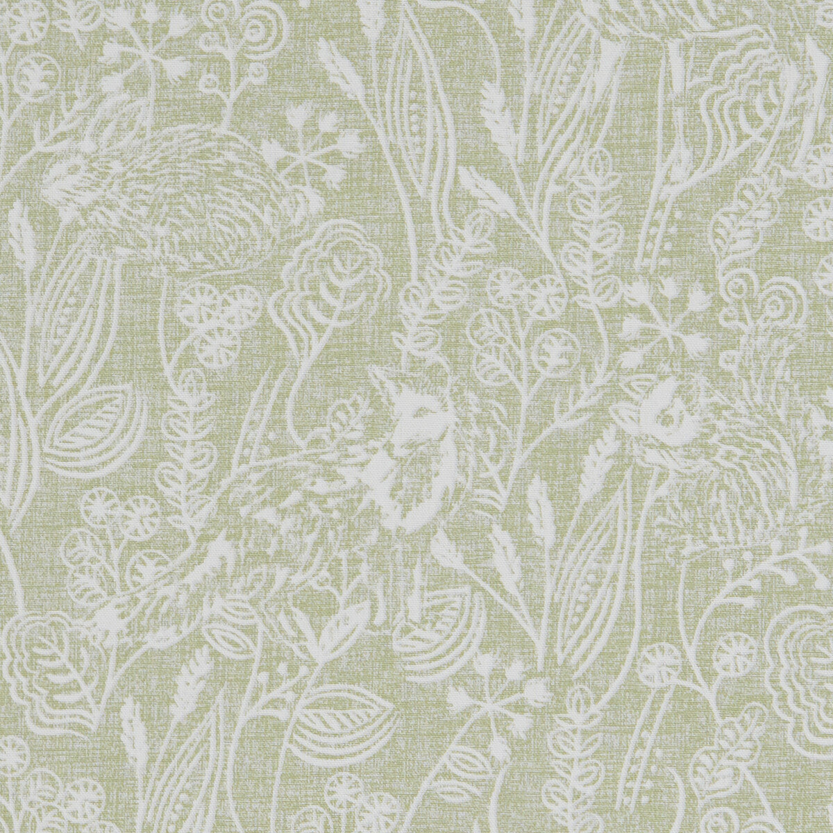 CLARKE AND CLARKE F1197/03.CAC.0 WESTLETON SAGE Fabric - Eade's Wallpaper