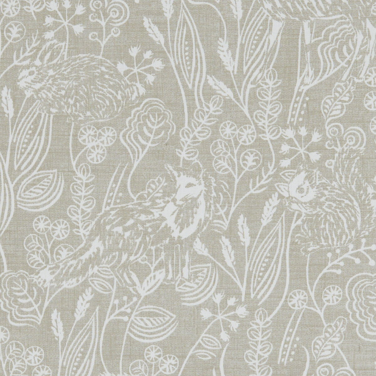 CLARKE AND CLARKE F1197/04.CAC.0 WESTLETON TAUPE Fabric - Eade's Wallpaper