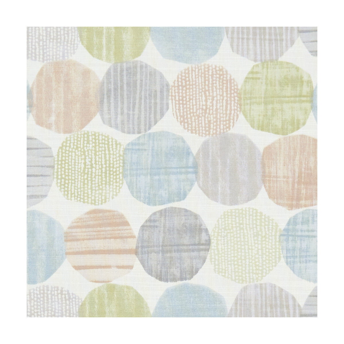 CLARKE AND CLARKE F1235/04.CAC.0 STEPPING STONES PASTEL Fabric - Eade's Wallpaper