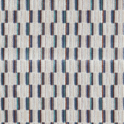 CLARKE AND CLARKE F1240/02.CAC.0 CUBIS KINGFISHER Fabric - Eade's Wallpaper
