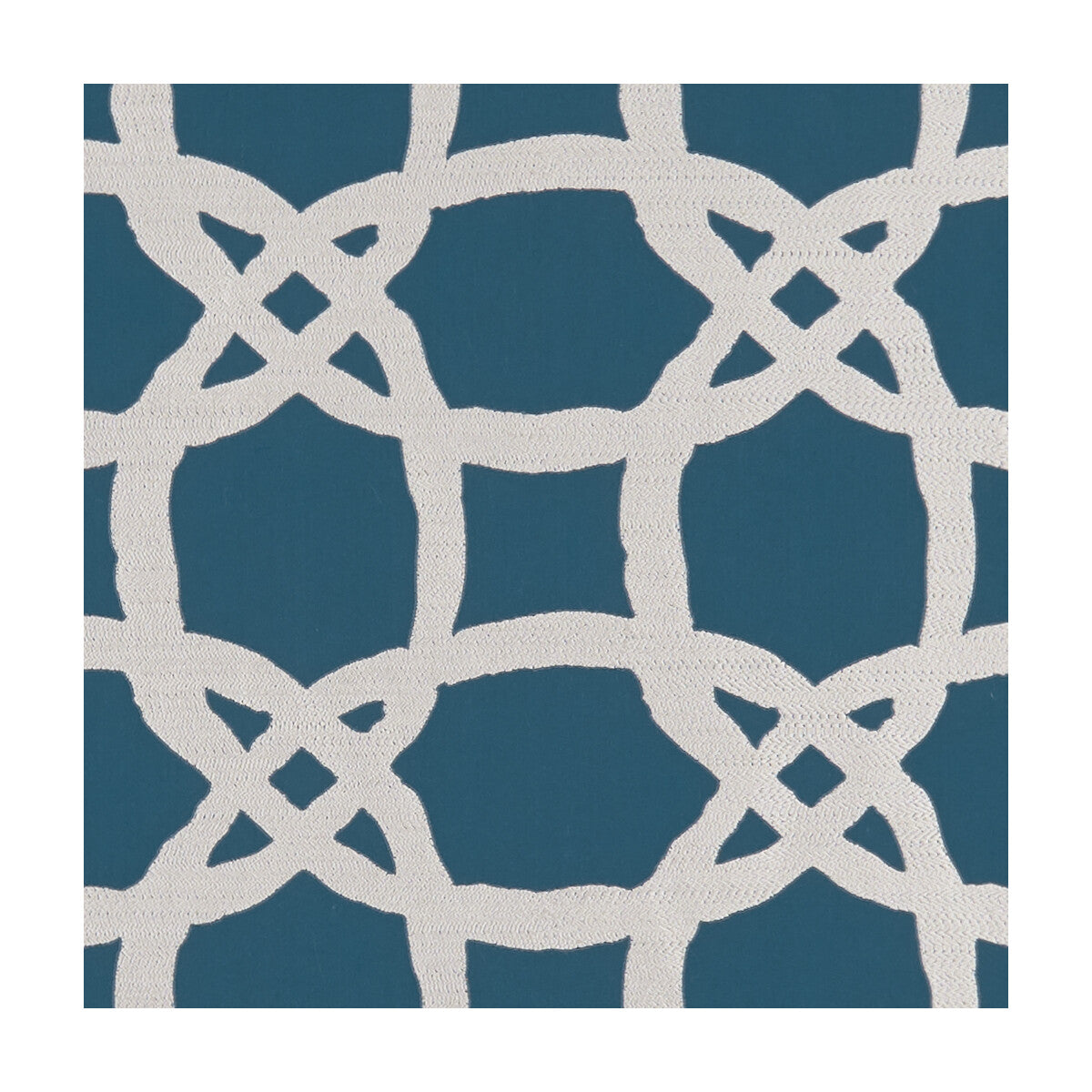 CLARKE AND CLARKE F1247/02.CAC.0 FASCINO KINGFISHER Fabric - Eade's Wallpaper