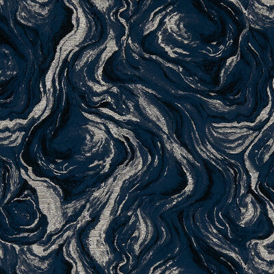 CLARKE AND CLARKE F1248/03.CAC.0 LAVICO MIDNIGHT Fabric - Eade's Wallpaper