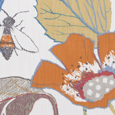 CLARKE AND CLARKE F1289/04.CAC.0 LOTUS SPICE Fabric - Eade's Wallpaper