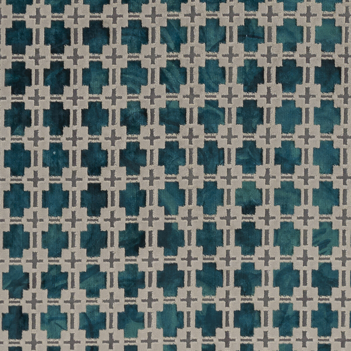 CLARKE AND CLARKE F1302/01.CAC.0 MAUI KINGFISHER Fabric - Eade's Wallpaper