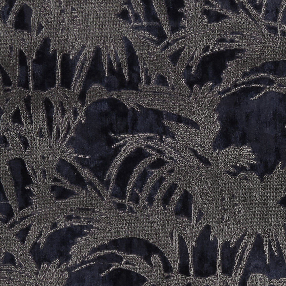 CLARKE AND CLARKE F1305/04.CAC.0 TROPICALE MIDNIGHT Fabric - Eade's Wallpaper