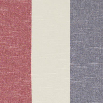 CLARKE AND CLARKE F1308/04.CAC.0 BUCKTON DENIM/RED Fabric - Eade's Wallpaper