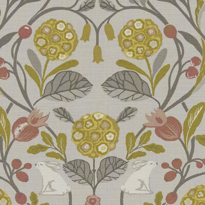 CLARKE AND CLARKE F1314/03.CAC.0 FORESTER OCHRE Fabric - Eade's Wallpaper
