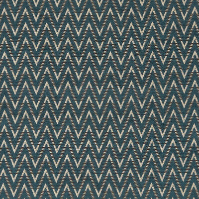 CLARKE AND CLARKE F1324/07.CAC.0 ZION TEAL Fabric - Eade's Wallpaper