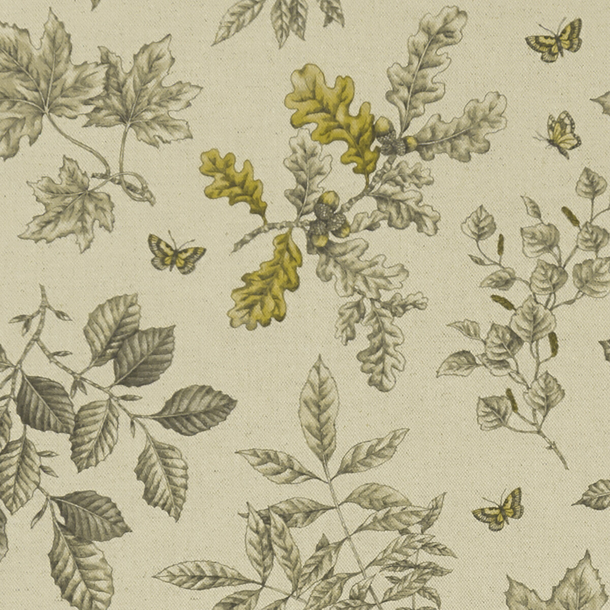 CLARKE AND CLARKE F1329/04.CAC.0 HORTUS LINEN Fabric - Eade's Wallpaper