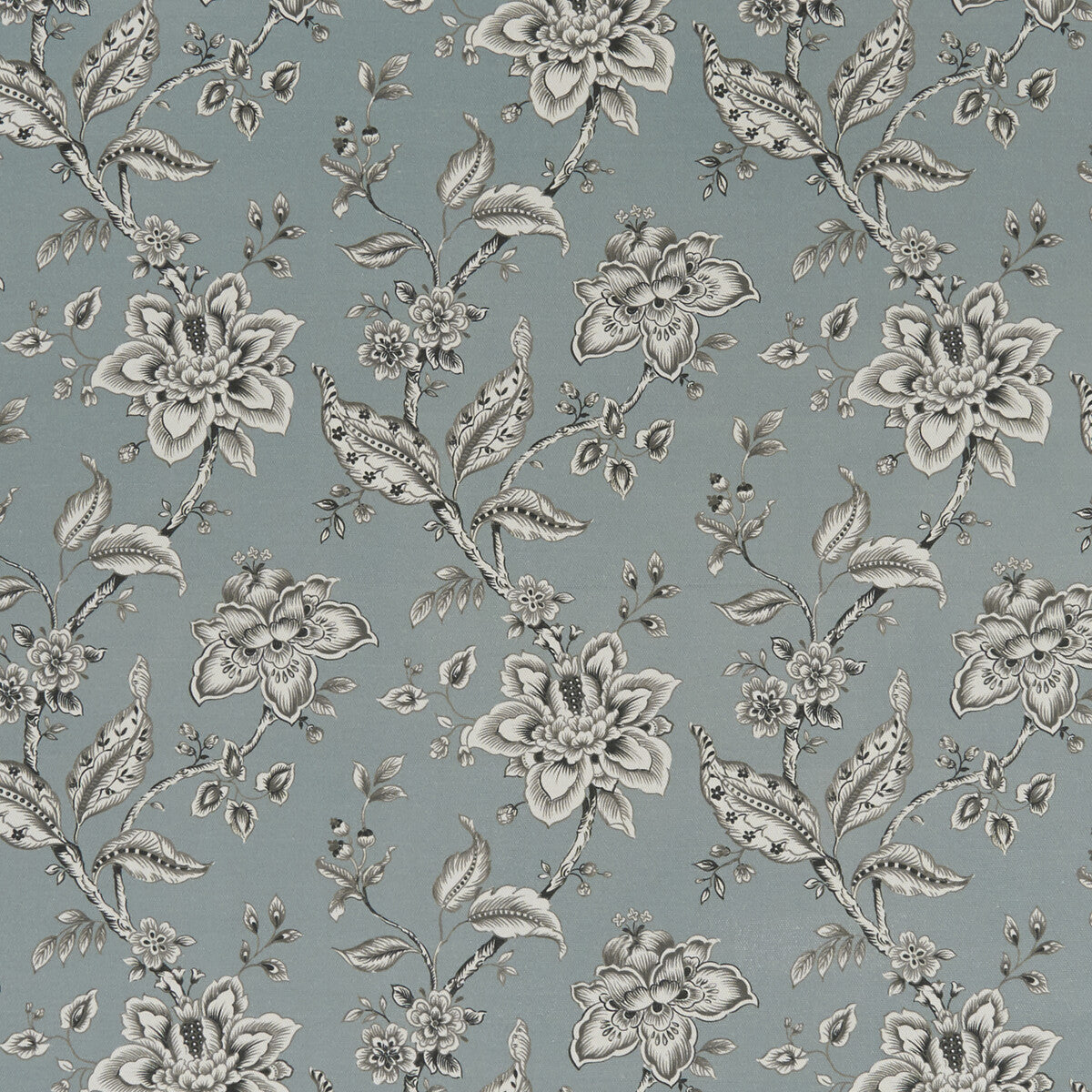 CLARKE AND CLARKE F1331/04.CAC.0 PALAMPORE MINERAL Fabric - Eade's Wallpaper