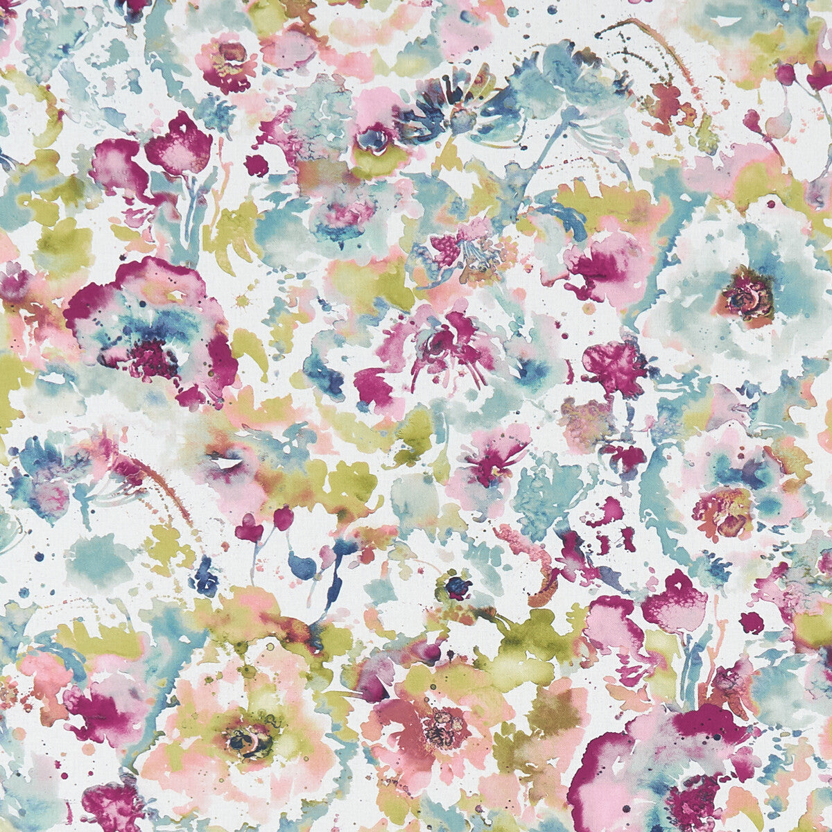 CLARKE AND CLARKE F1355/03.CAC.0 FLORRIE SORBET Fabric - Eade's Wallpaper