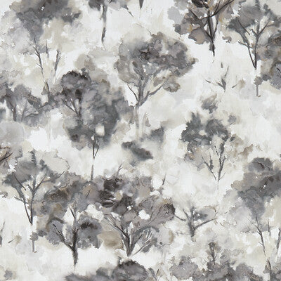 CLARKE AND CLARKE F1361/01.CAC.0 SAGANO CHARCOAL Fabric - Eade's Wallpaper