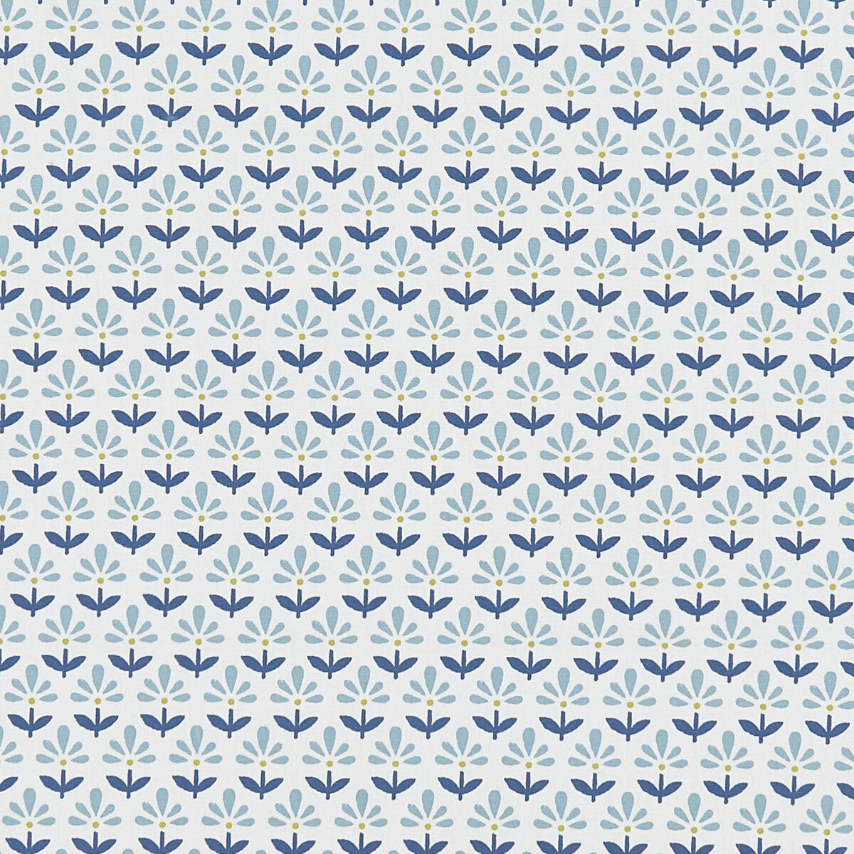 CLARKE AND CLARKE F1373/02.CAC.0 FLEUR DENIM Fabric - Eade's Wallpaper