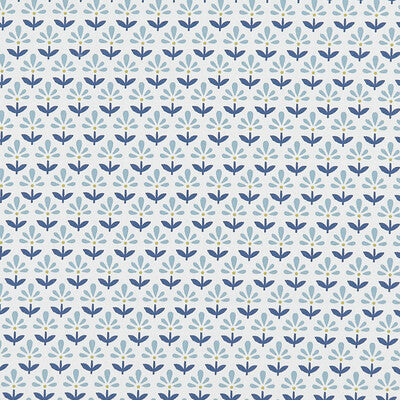 CLARKE AND CLARKE F1373/02.CAC.0 FLEUR DENIM Fabric - Eade's Wallpaper