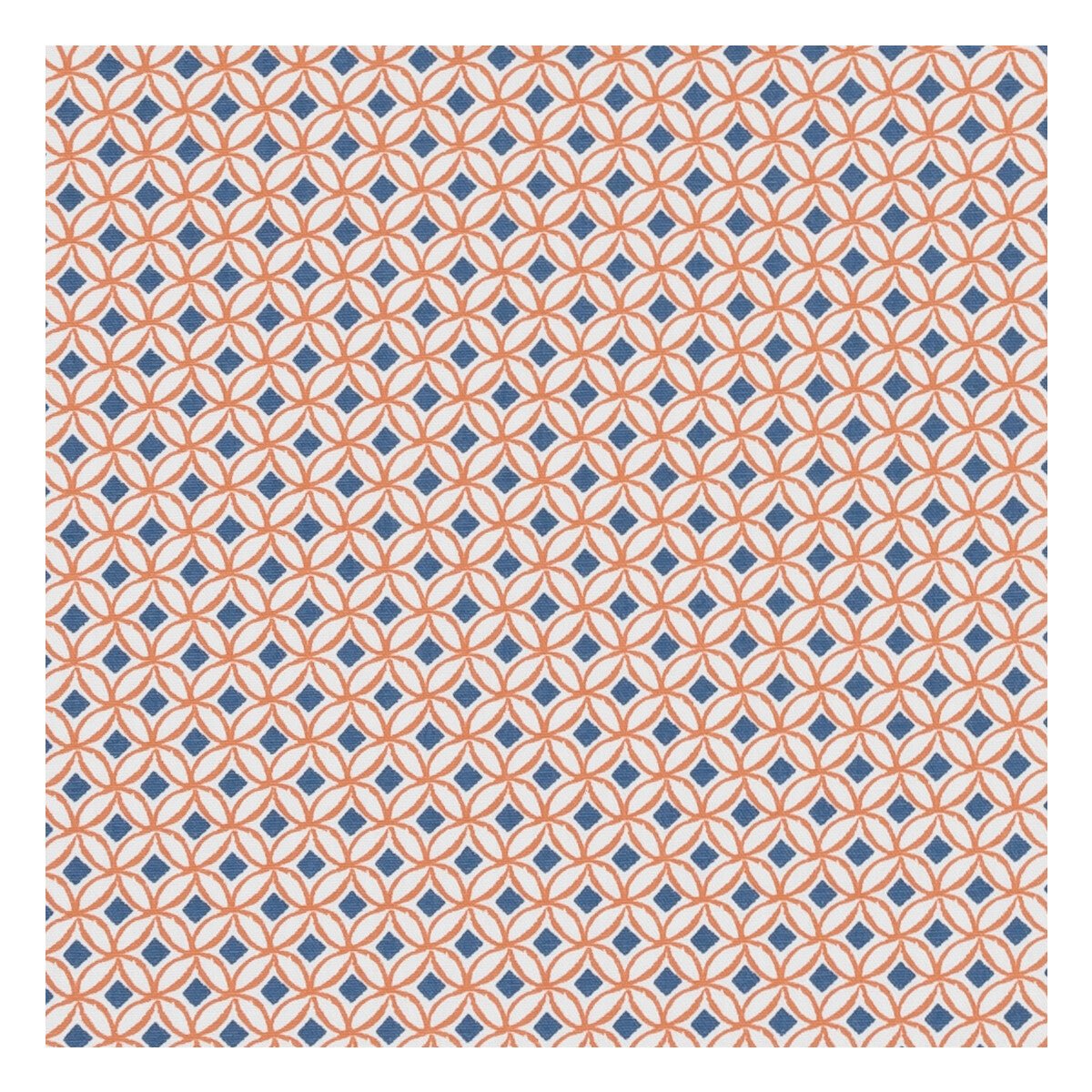 CLARKE AND CLARKE F1377/02.CAC.0 ORTIS DENIM/SPICE Fabric - Eade's Wallpaper