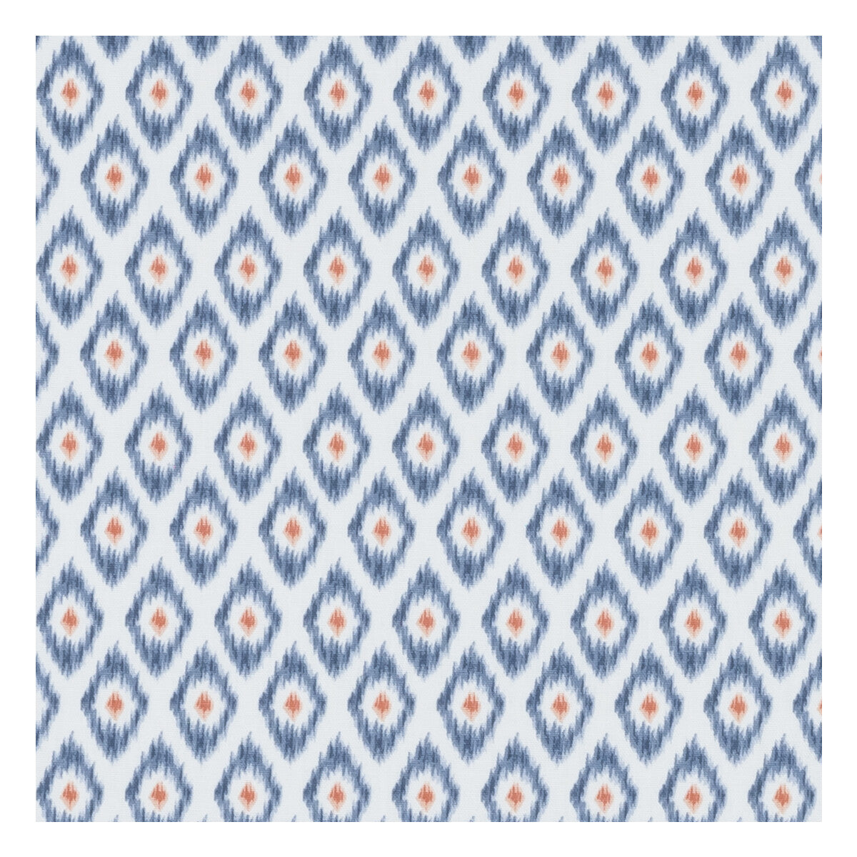 CLARKE AND CLARKE F1379/02.CAC.0 ZORA DENIM/SPICE Fabric - Eade's Wallpaper