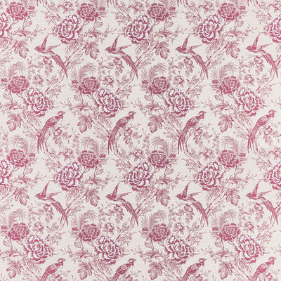 CLARKE AND CLARKE F1429/06.CAC.0 AVIUM RASPBERRY Fabric - Eade's Wallpaper