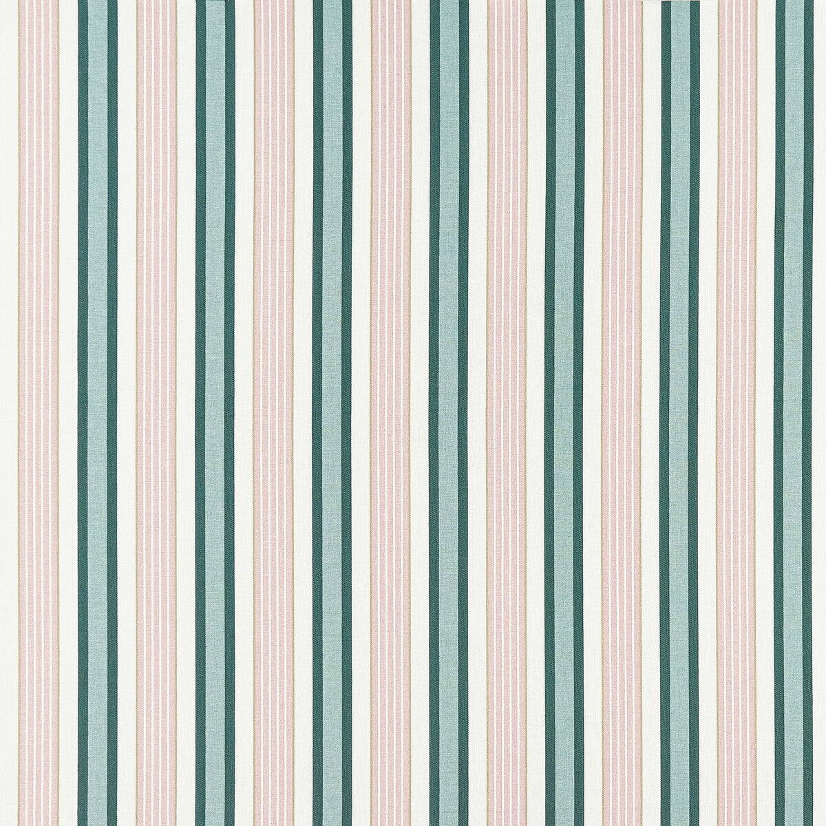 CLARKE AND CLARKE F1430/04.CAC.0 BELVOIR EMERALD/BLUSH Fabric - Eade's Wallpaper
