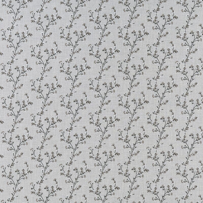 CLARKE AND CLARKE F1439/01.CAC.0 BLOSSOM CHARCOAL Fabric - Eade's Wallpaper
