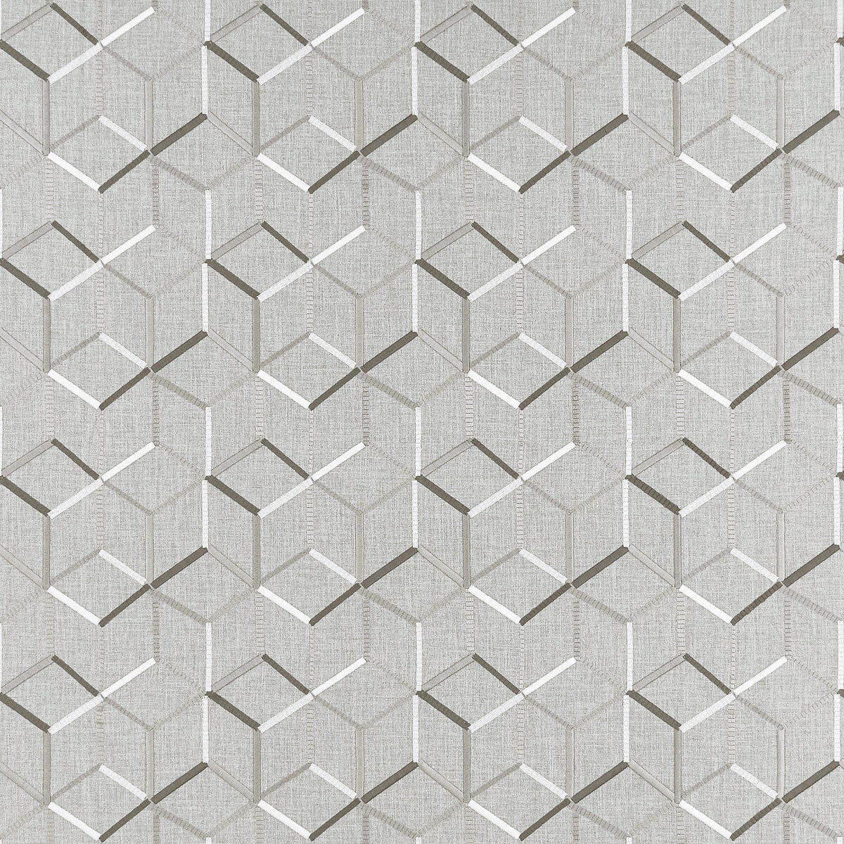 CLARKE AND CLARKE F1443/01.CAC.0 LINEAR CHARCOAL Fabric - Eade's Wallpaper