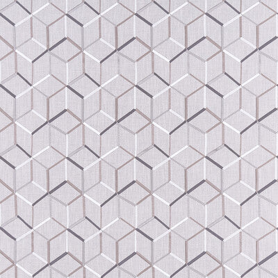 CLARKE AND CLARKE F1443/04.CAC.0 LINEAR SILVER Fabric - Eade's Wallpaper