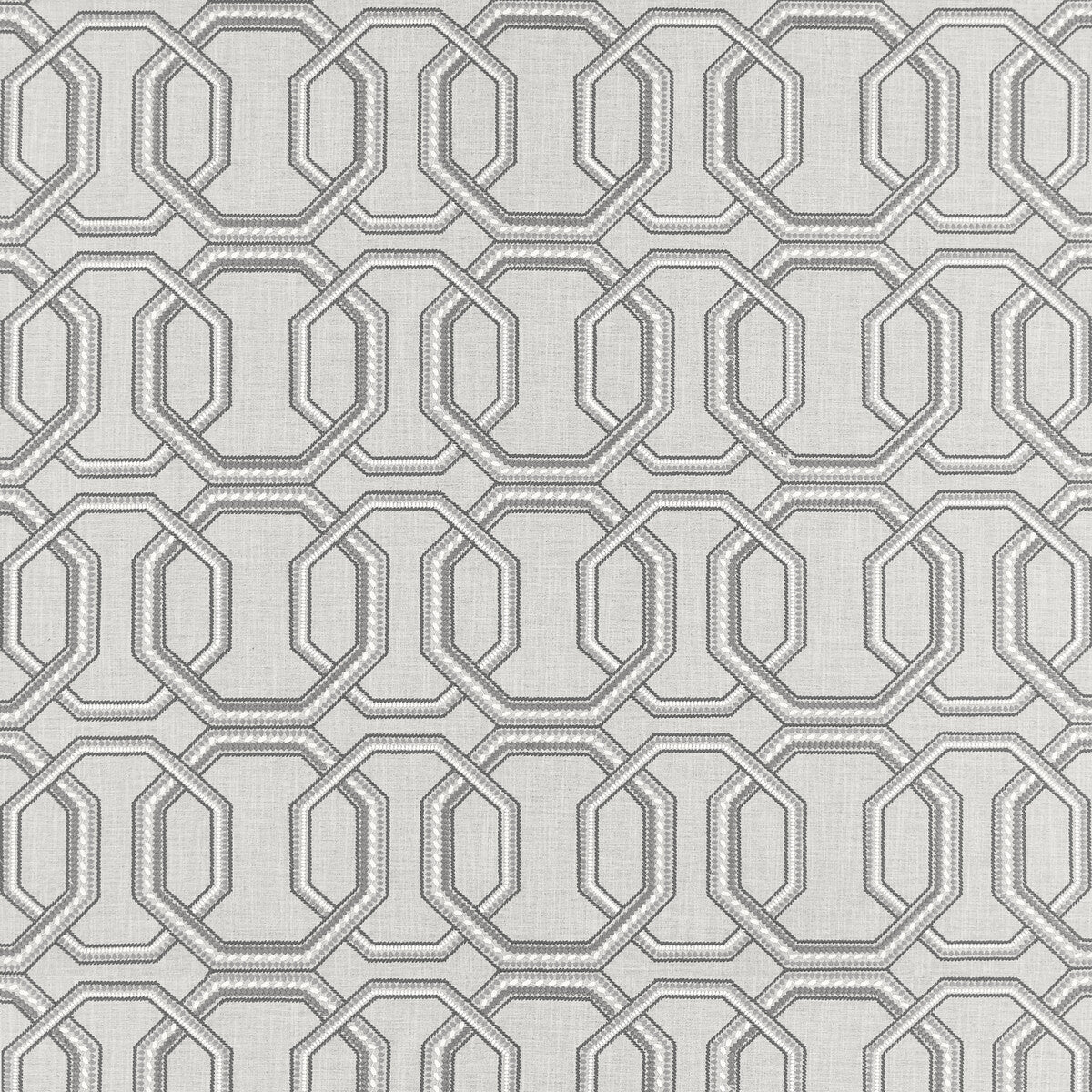 CLARKE AND CLARKE F1451/04.CAC.0 REPEAT SILVER Fabric - Eade's Wallpaper