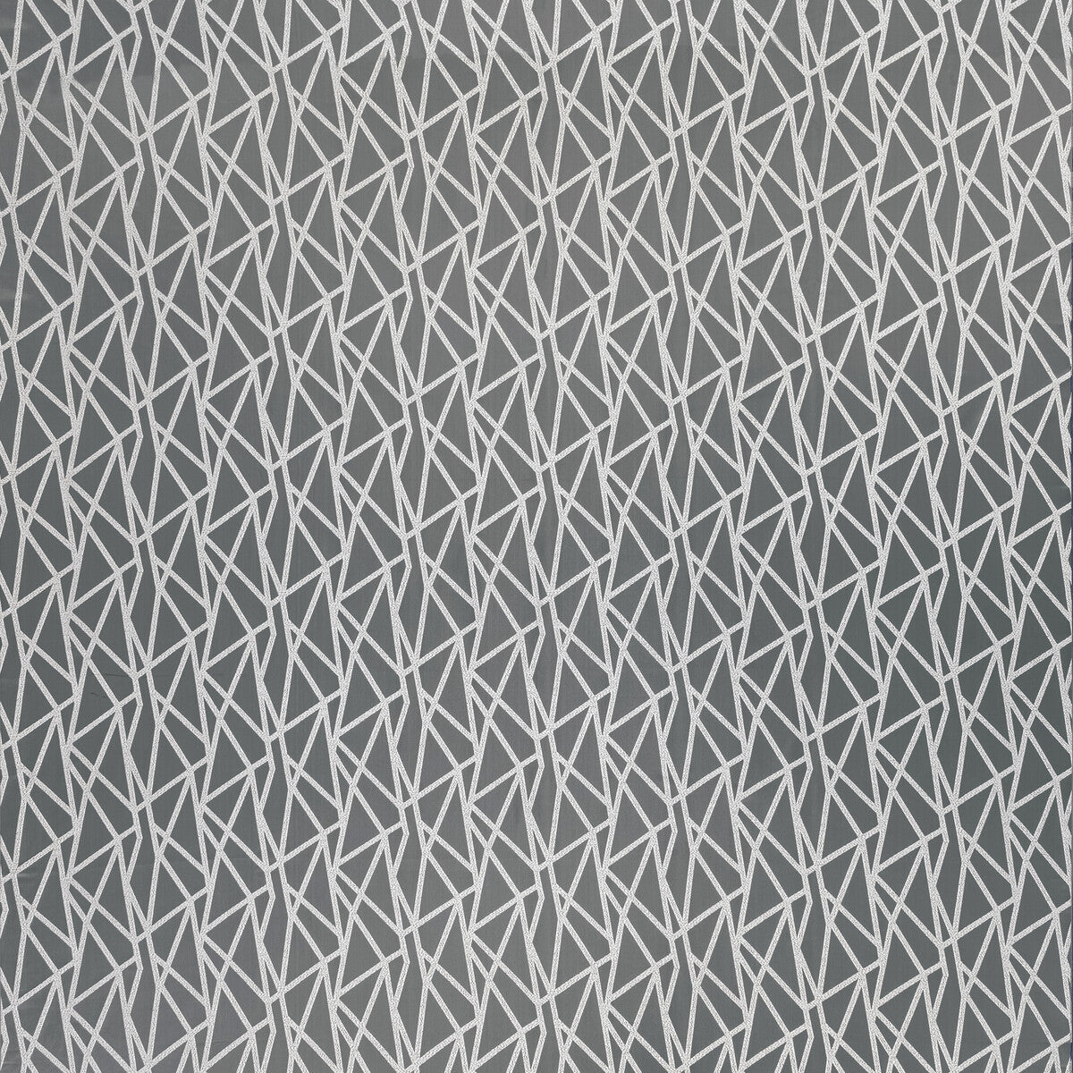 CLARKE AND CLARKE F1459/04.CAC.0 GEOMO PEWTER Fabric - Eade's Wallpaper