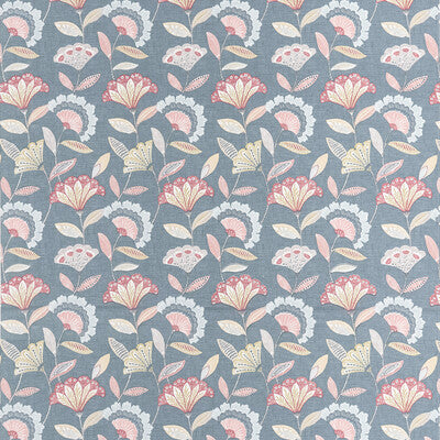 CLARKE AND CLARKE F1462/03.CAC.0 BOHEMIA MIDNIGHT Fabric - Eade's Wallpaper