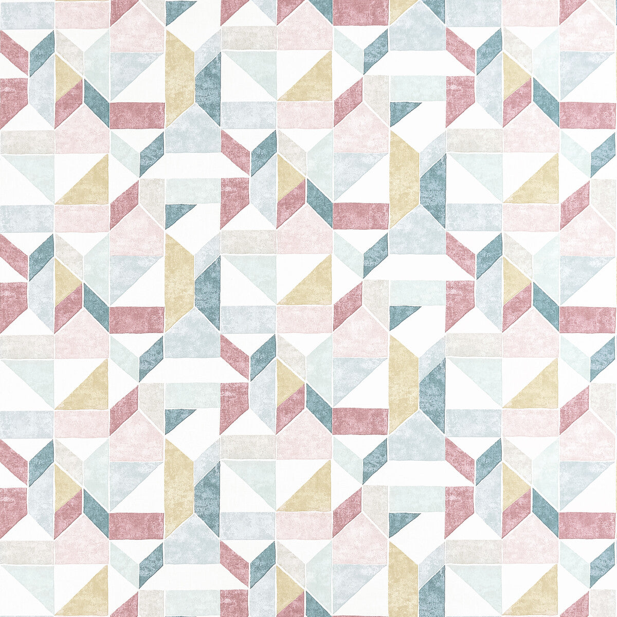 CLARKE AND CLARKE F1464/04.CAC.0 LANNA MINERAL/BLUSH Fabric - Eade's Wallpaper