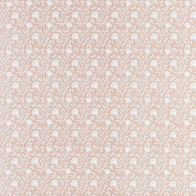 CLARKE AND CLARKE F1465/01.CAC.0 MELBY BLUSH Fabric - Eade's Wallpaper