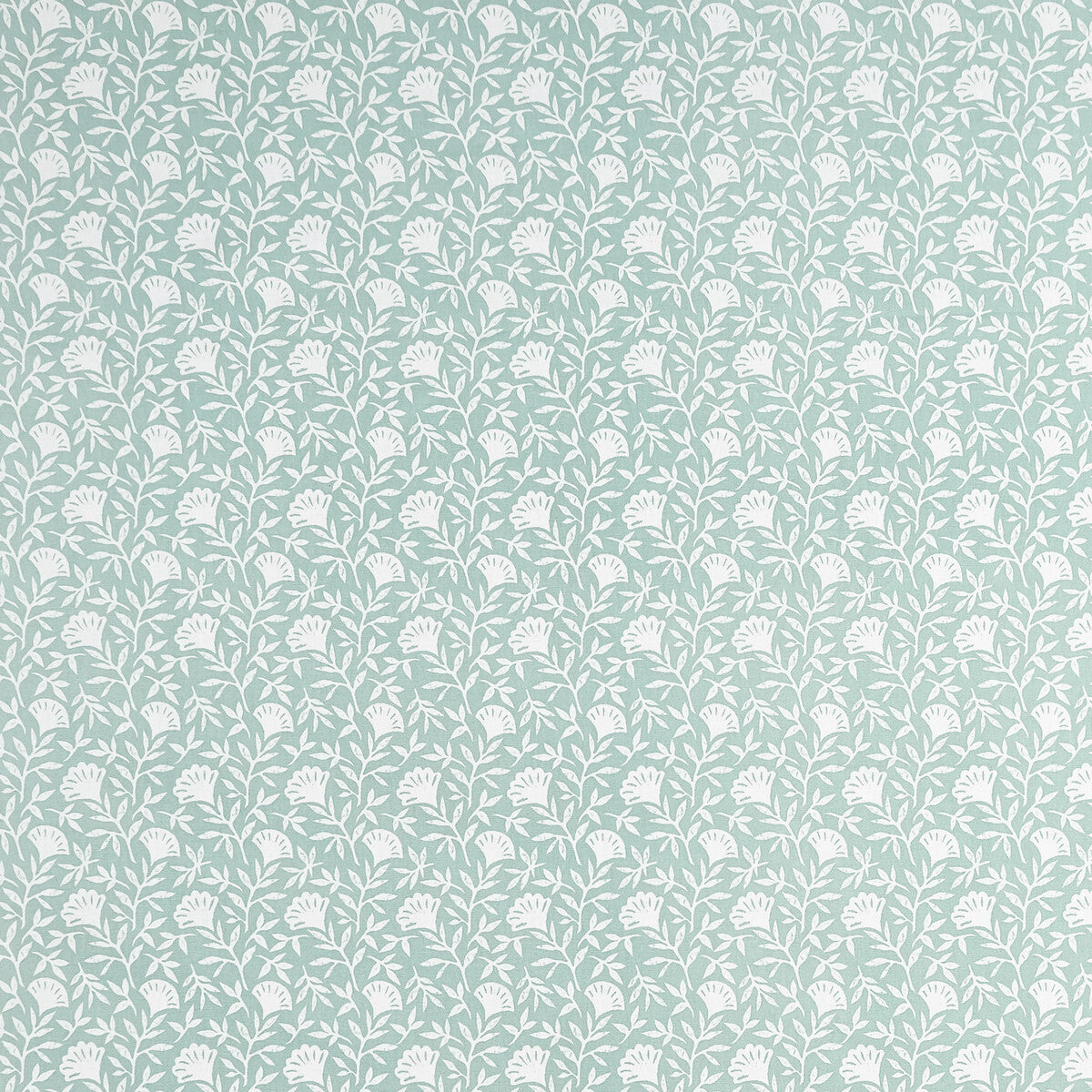 CLARKE AND CLARKE F1465/04.CAC.0 MELBY MINT Fabric - Eade's Wallpaper