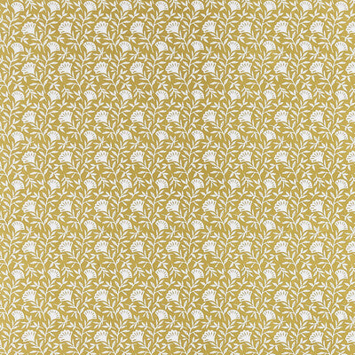 CLARKE AND CLARKE F1465/05.CAC.0 MELBY OCHRE Fabric - Eade's Wallpaper