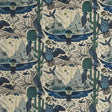 CLARKE AND CLARKE F1489/01.CAC.0 FRONTIER LINEN BLUE Fabric - Eade's Wallpaper