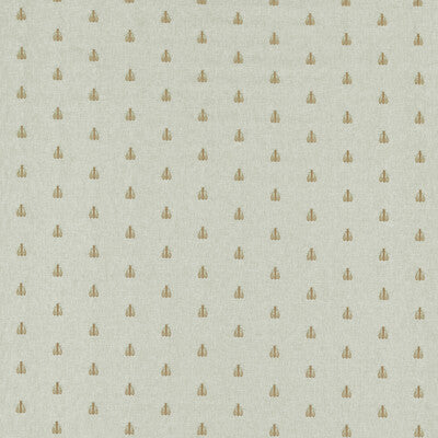 CLARKE AND CLARKE F1507/02.CAC.0 FALENA LINEN/GOLD Fabric - Eade's Wallpaper