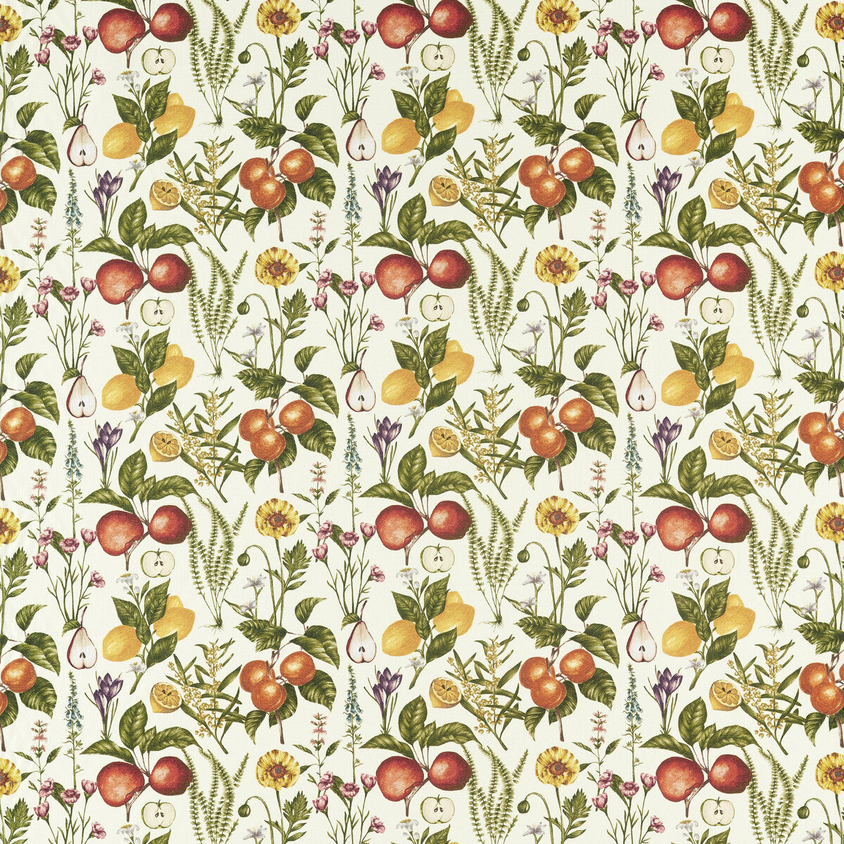 CLARKE AND CLARKE F1509/01.CAC.0 SORENTO AUTUMN Fabric - Eade's Wallpaper