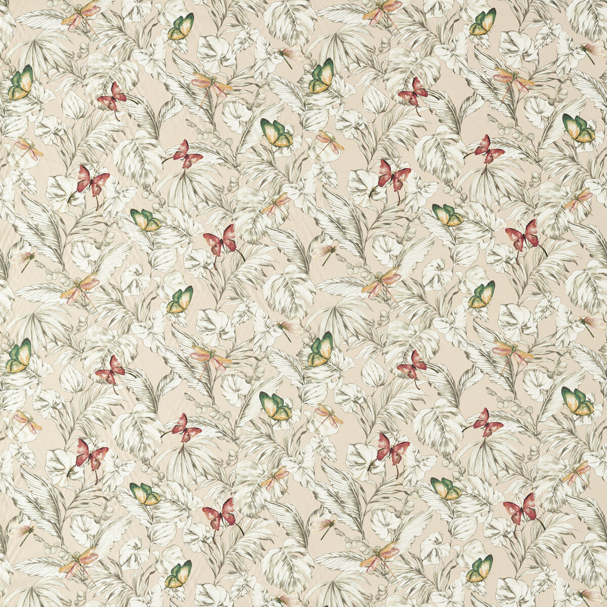 CLARKE AND CLARKE F1513/01.CAC.0 ACADIA BLUSH Fabric - Eade's Wallpaper