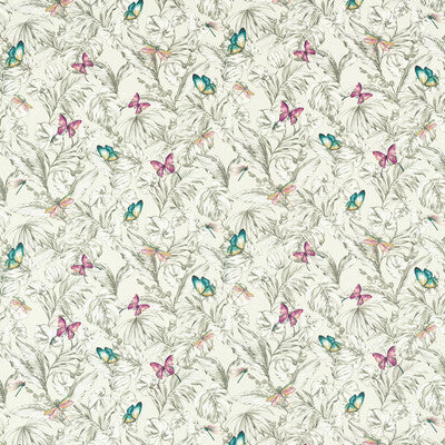 CLARKE AND CLARKE F1513/02.CAC.0 ACADIA LINEN Fabric - Eade's Wallpaper