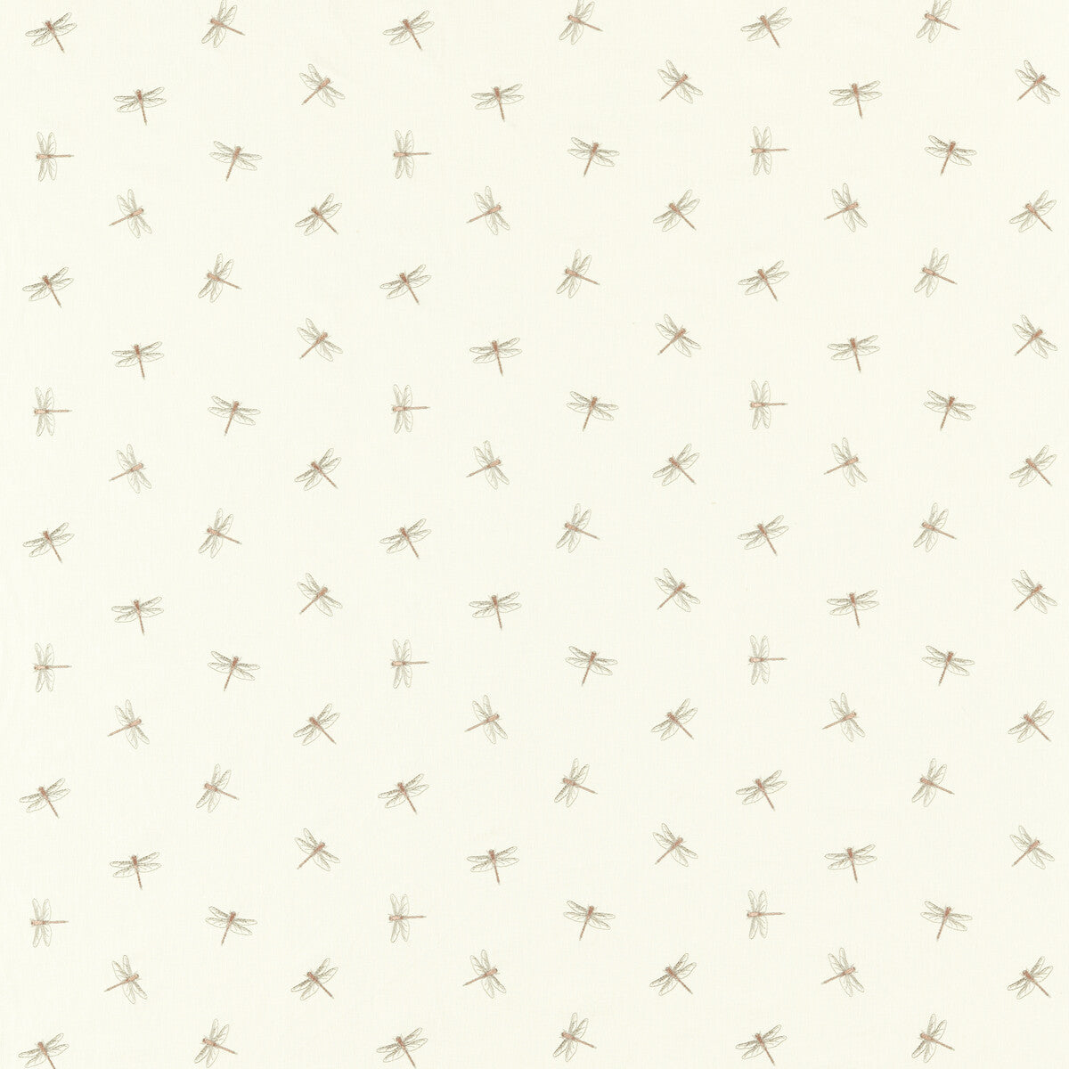 CLARKE AND CLARKE F1514/01.CAC.0 DAMSEL BLUSH Fabric - Eade's Wallpaper