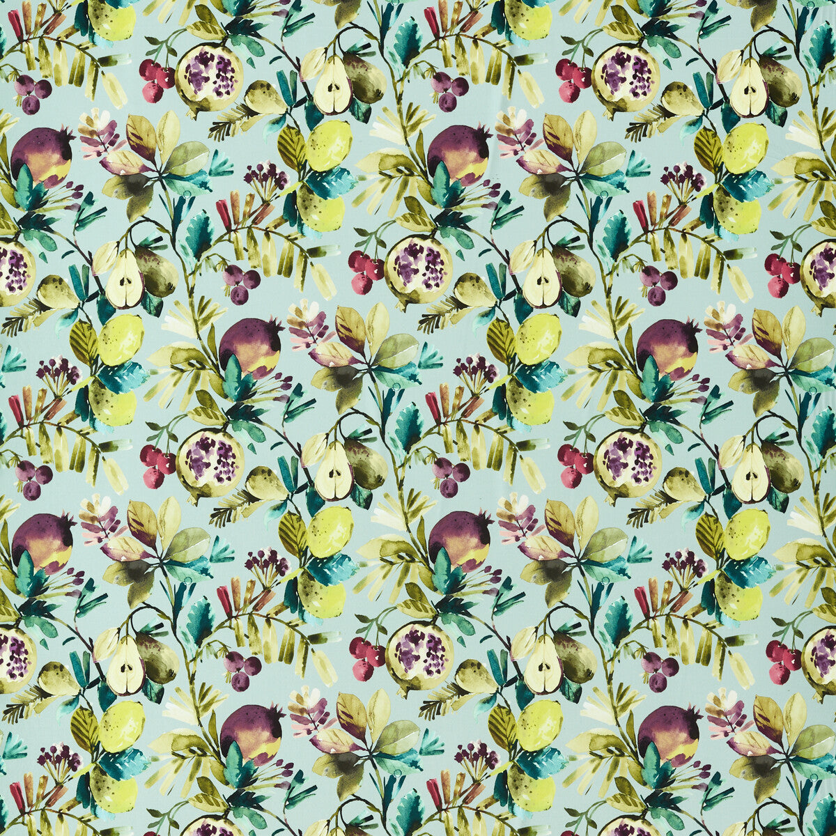 CLARKE AND CLARKE F1515/02.CAC.0 FRUTA MINERAL VELVET Fabric - Eade's Wallpaper
