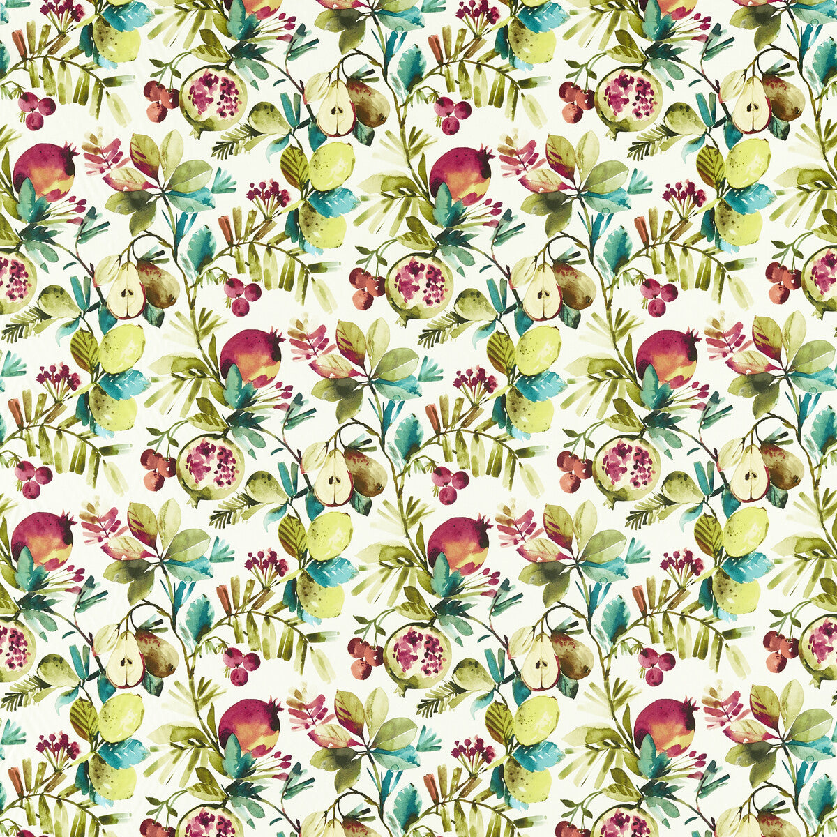 CLARKE AND CLARKE F1516/01.CAC.0 FRUTA SUMMER COTTON Fabric - Eade's Wallpaper
