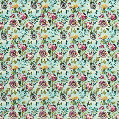 CLARKE AND CLARKE F1520/02.CAC.0 PARADISE MINERAL VELVET Fabric - Eade's Wallpaper