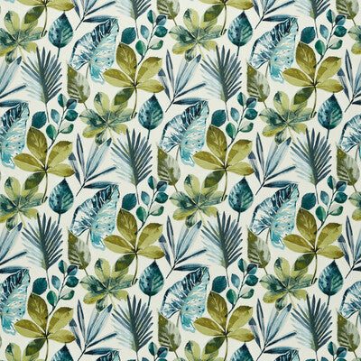 CLARKE AND CLARKE F1522/01.CAC.0 RAINFOREST GLADE VELVET Fabric - Eade's Wallpaper