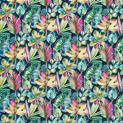 CLARKE AND CLARKE F1522/02.CAC.0 RAINFOREST MULT VELVETI Fabric - Eade's Wallpaper