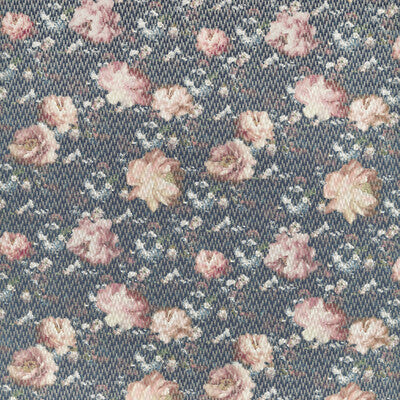 CLARKE AND CLARKE F1523/04.CAC.0 CAMILE SPICE/DUSK Fabric - Eade's Wallpaper