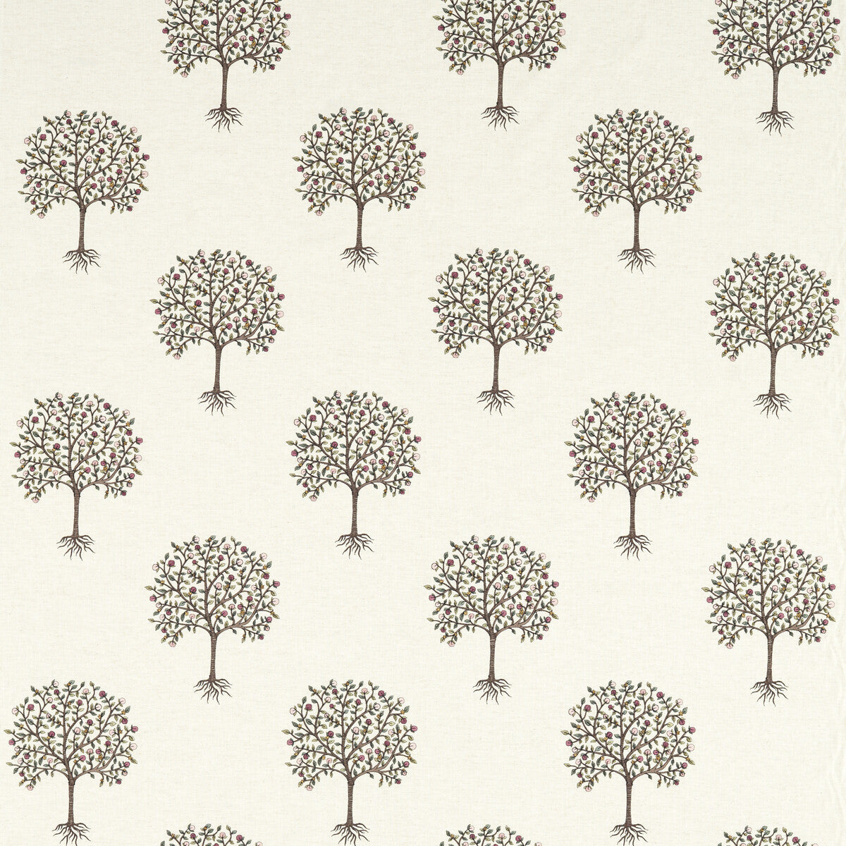 CLARKE AND CLARKE F1541/01.CAC.0 BERGAMOT BLUSH/LINEN Fabric - Eade's Wallpaper