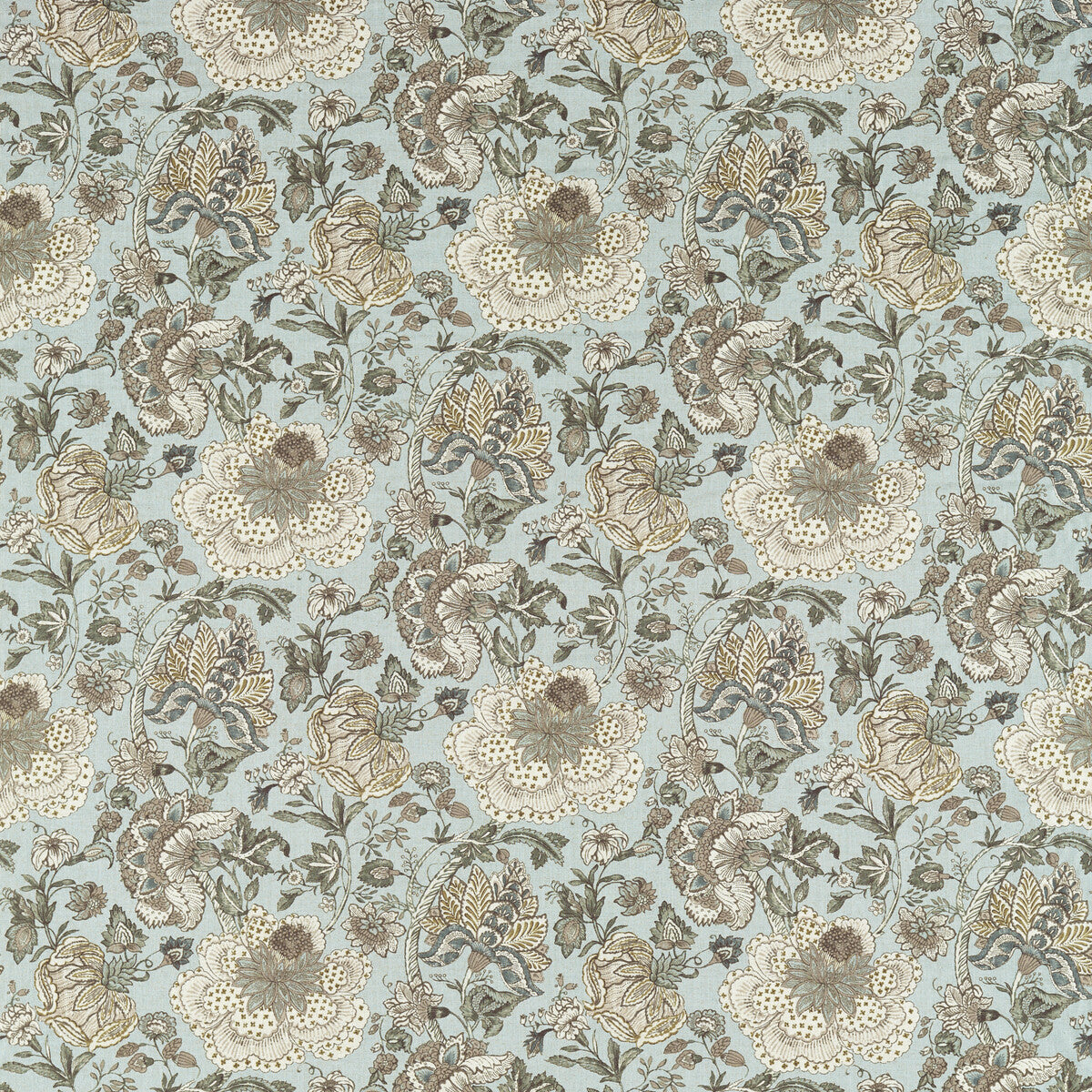 CLARKE AND CLARKE F1542/02.CAC.0 LUCIENNE MINERAL Fabric - Eade's Wallpaper