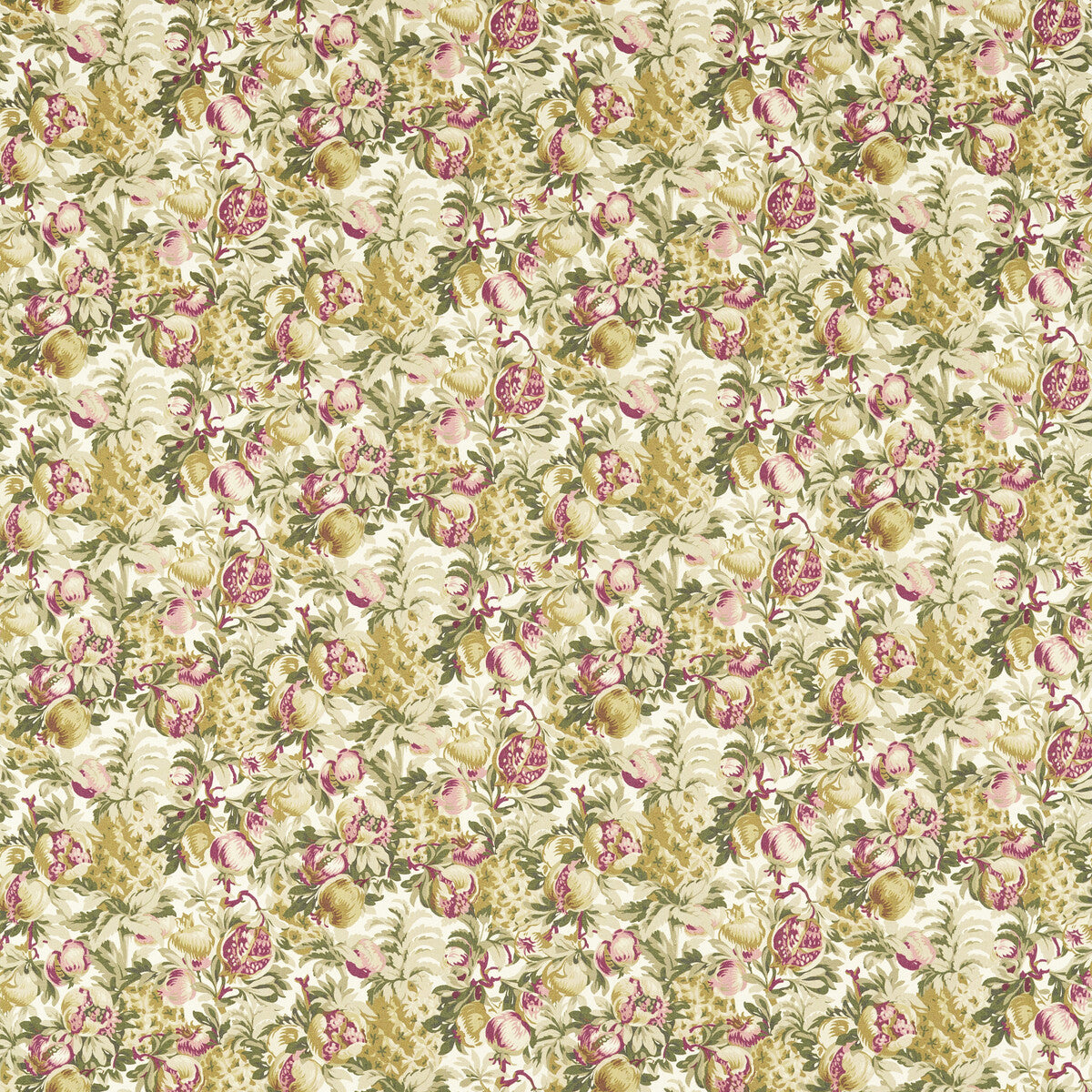 CLARKE AND CLARKE F1544/02.CAC.0 FRANCIS BLUSH/RASPBERRY Fabric - Eade's Wallpaper