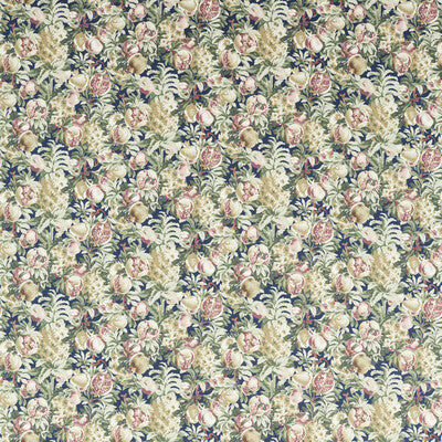 CLARKE AND CLARKE F1545/01.CAC.0 FRANCIS MIDNIGHT VELVET Fabric - Eade's Wallpaper