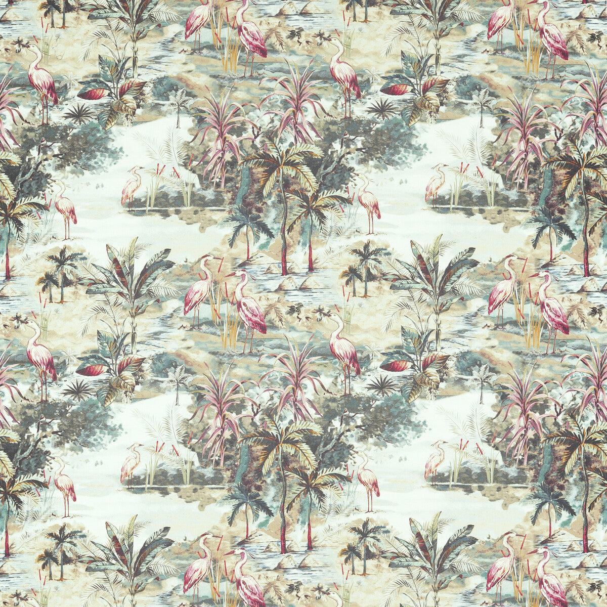 CLARKE AND CLARKE F1546/03.CAC.0 HABITAT MINERAL Fabric - Eade's Wallpaper
