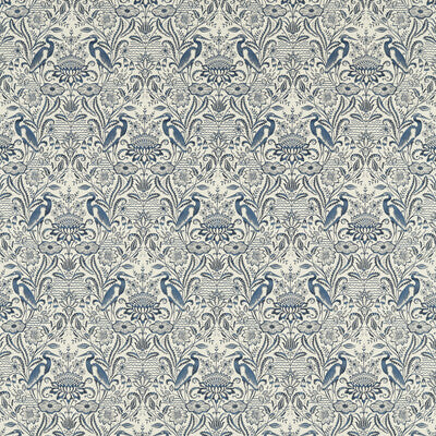 CLARKE AND CLARKE F1547/04.CAC.0 NAKURU MIDNIGHT/LINEN Fabric - Eade's Wallpaper